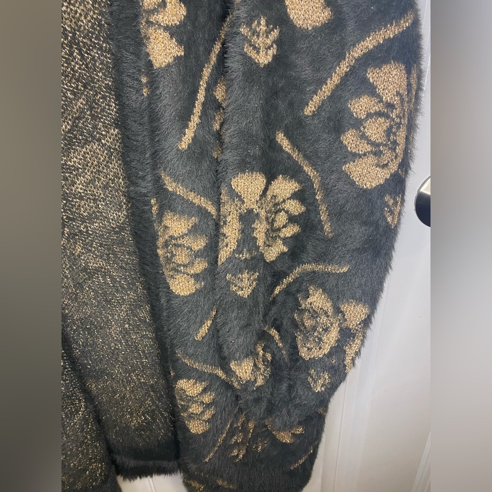 Anthropologie Maeve metallic cardigan sweater - Picture 10 of 10